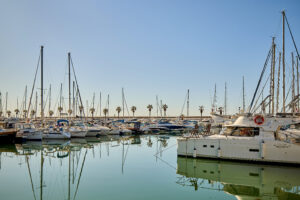 Embarcacions amarrades al Port de Sitges-Aiguadolç
